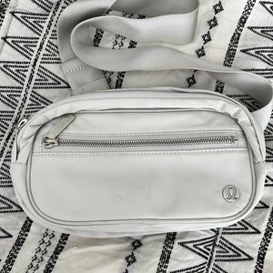 Off white lululemon belt bag